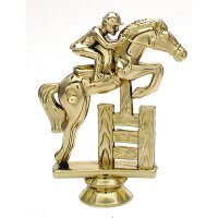 Figur Springreiten Gold 109 mm Christoph für...