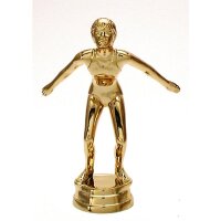 Figur Schwimmen Damen Gold 108 mm Damian für...