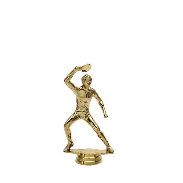 Figur Tischtennis Herren Gold130 mm Edgar für Leistung, Engagement und Beständigkeit