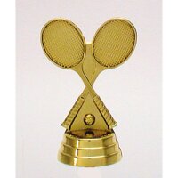 Figur Tennisschläger Gold 76 mm Emil für...