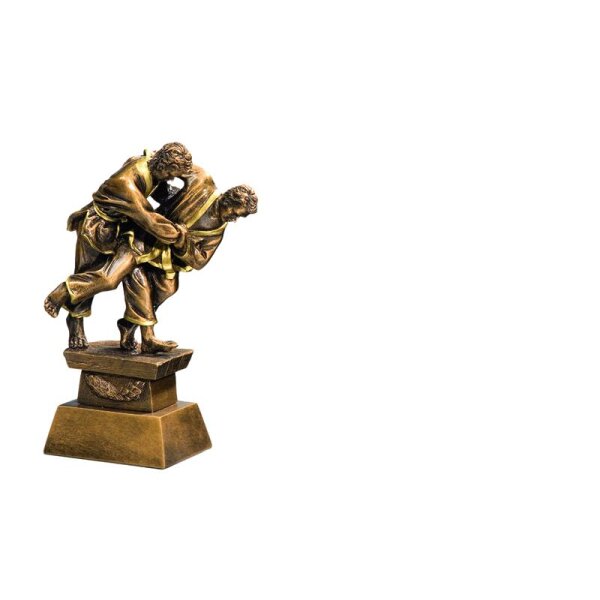 Resinfigur 2 Judo Kämpfer 12 Utz für schnelle Siegerehrungen vor Ort