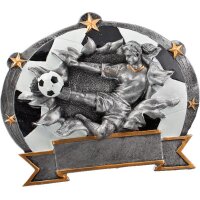 Plakette Fußball Dam.171x206 mm Esra für...