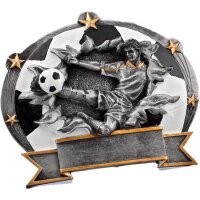 Plakette Fußball Herren 170x206 mm Ethan für...