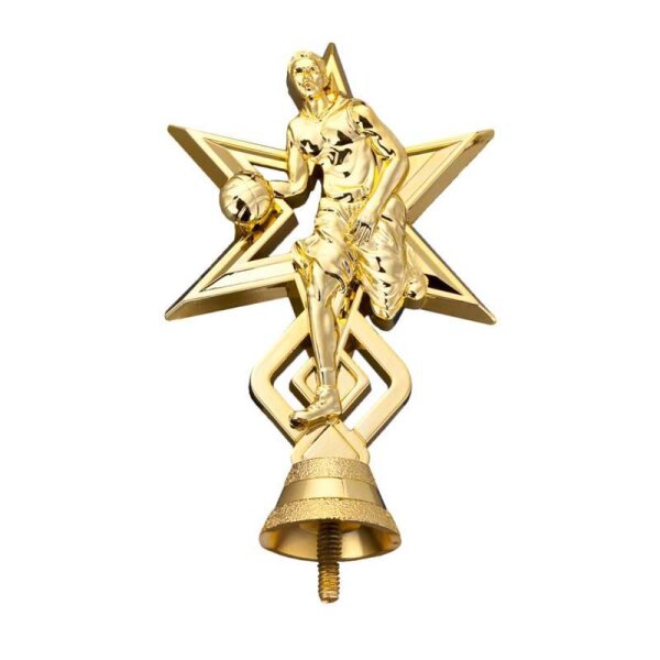 Figur Fußball Herren Gold 136 mm Eugen für Ehrungen in Vereinen und Firmen