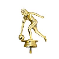 Figur Bowling Damen Gold 100 mm Felix für...
