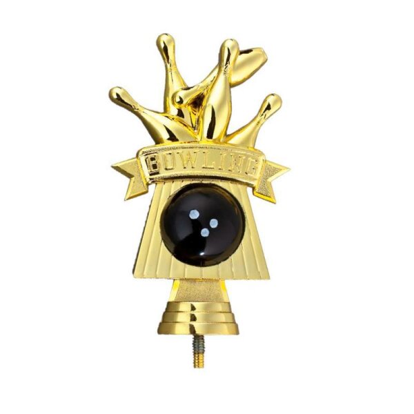 Figur Bowling Gold 140 mm Ferdinand für Meisterschaften und Qualifikationen