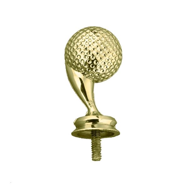 Figur Golfball Gold 65 mm Gabor für Charity-Events und Benefizaktionen