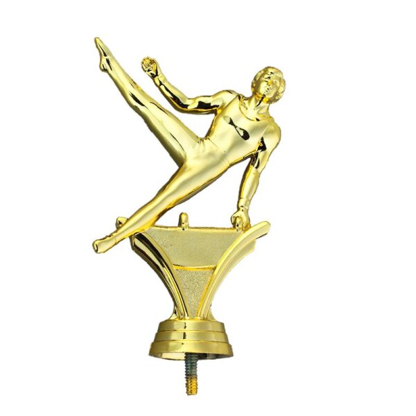 Figur Turnen Herren Gold 144 mm Gideon für Vereinsmeister, Siegerteams und Platzierungen