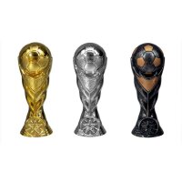 Figur Fussball silber 140 mm Karl-Josef für Ehrungen...