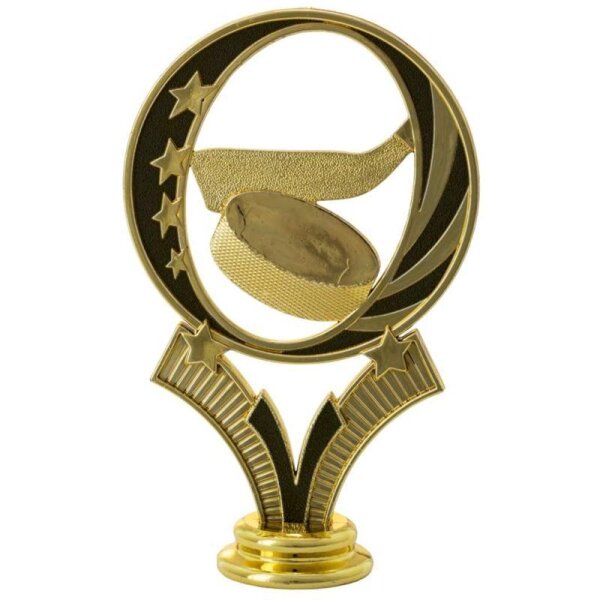 Figur Eishockey Gold schwarz 130 mm Ion für Serien, Ligen und wiederkehrende Termine