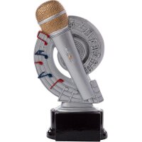 Resinfigur Microfon 180 mm Karl für Sponsoren-Events...