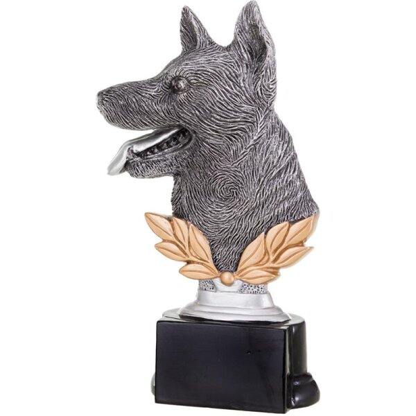 Resinfigur Schäferhund 160 mm Leon für Anerkennung im Alltag und große Momente