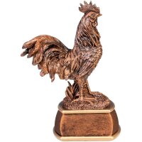 Resinfigur Hahn 22 Utz für schnelle Siegerehrungen...