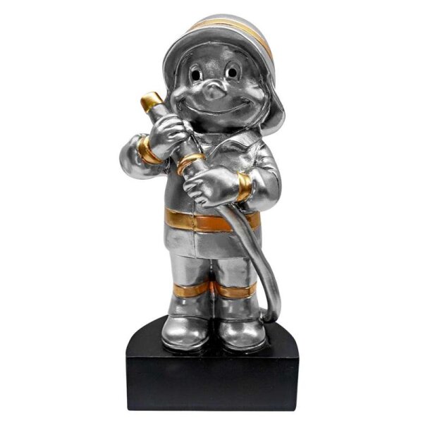 Resinfigur Feuerwehr 125 mm Nathan für Leistung, Engagement und Beständigkeit
