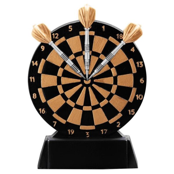 Resinfigur Darts 113 mm Pascal für Siegerehrungen bei Events und Aktionen