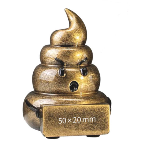 Resin Figur Looser 95 mm Patrick für Schulwettbewerbe und Projektabschlüsse