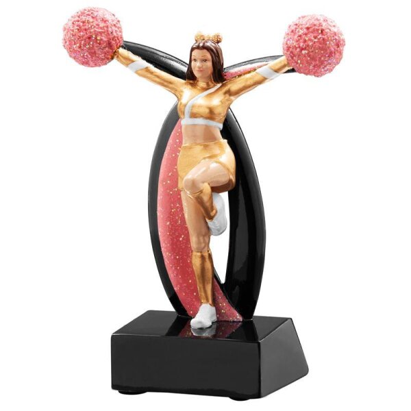 Resinfigur Cheerleader 130 mm Roland für Charity-Events und Benefizaktionen