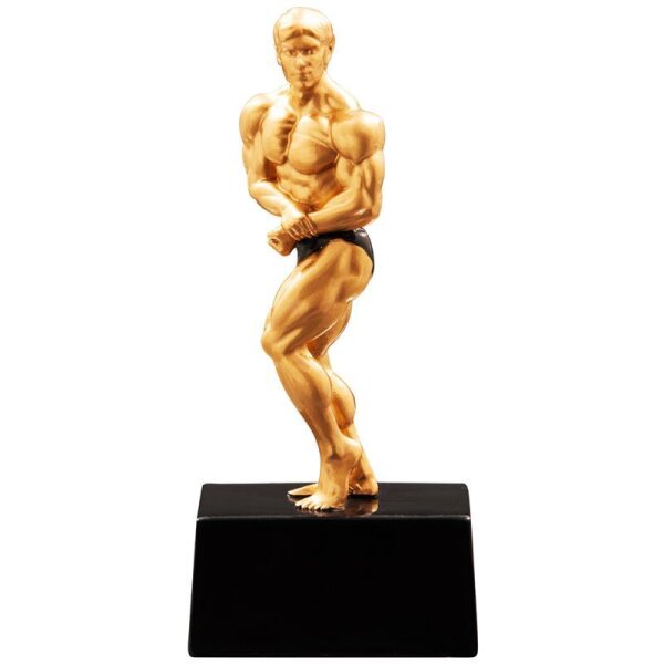 Resinfigur Bodybuilding 126 mm Ruben für Vereinsmeister, Siegerteams und Platzierungen