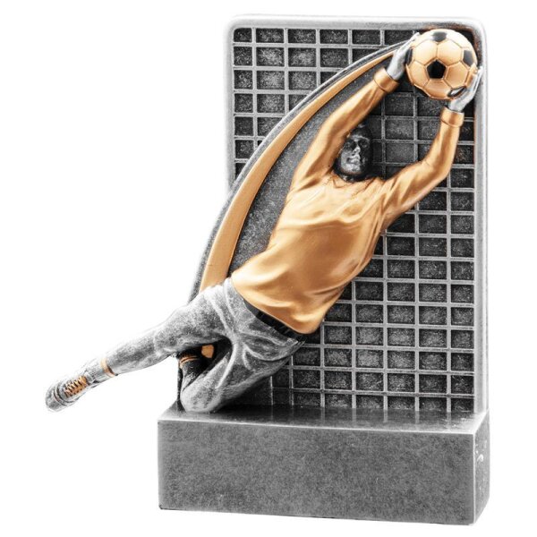 Resinfigur Fußball Torwart Simona für Vereinsleben, Trainingsgruppen und Events