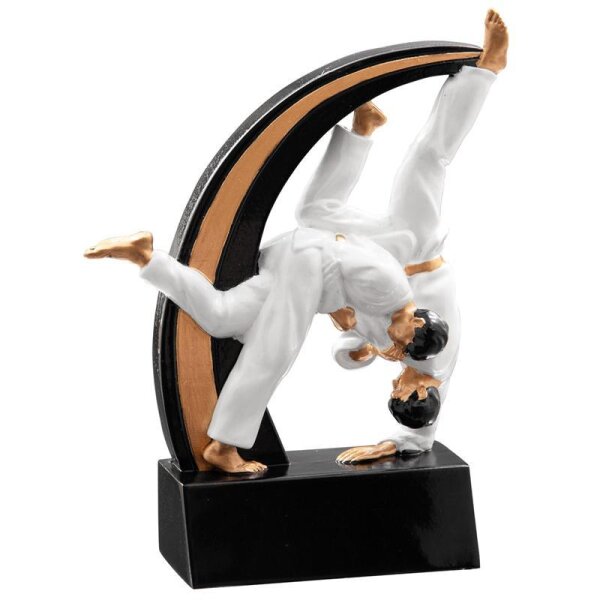 Resinfigur Judo 122 mm Tobias für Firmenfeiern, Mitarbeiter-Awards und Erfolge