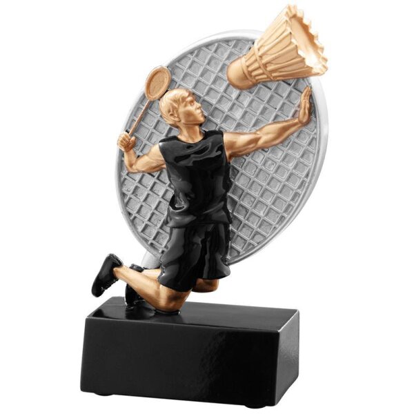 Resinfigur Badminton 127 mm Ulrich für Serien, Ligen und wiederkehrende Termine