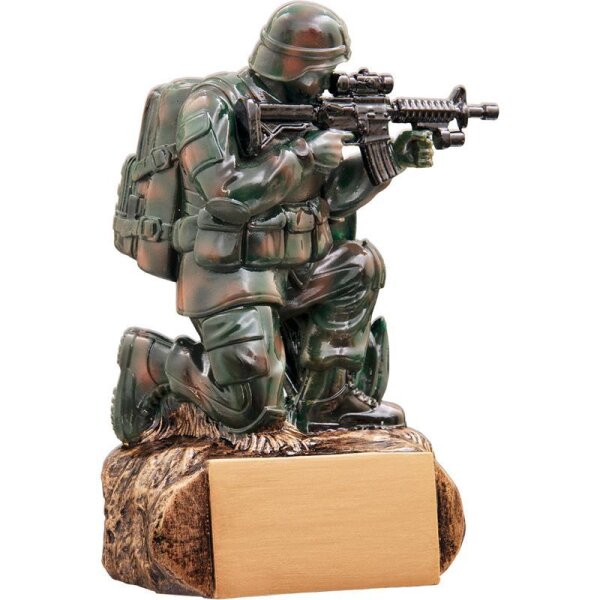 Resinfigur Soldat 133 mm William für Wettbewerbe und Preisverleihungen