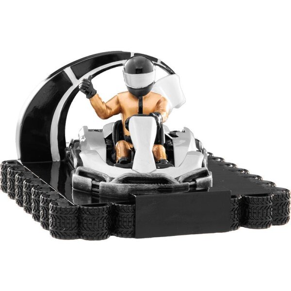 Resinfigur Motorsport 105 mm Zoran für Vereinsleben, Trainingsgruppen und Events