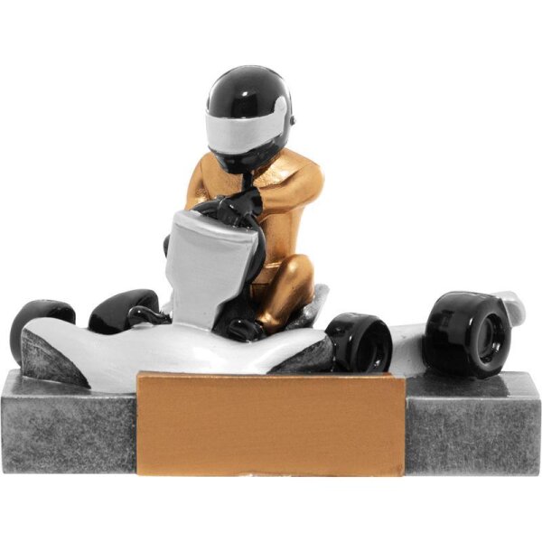 Resinfigur Motorsport 80 mm Aaliyah für Firmenfeiern, Mitarbeiter-Awards und Erfolge