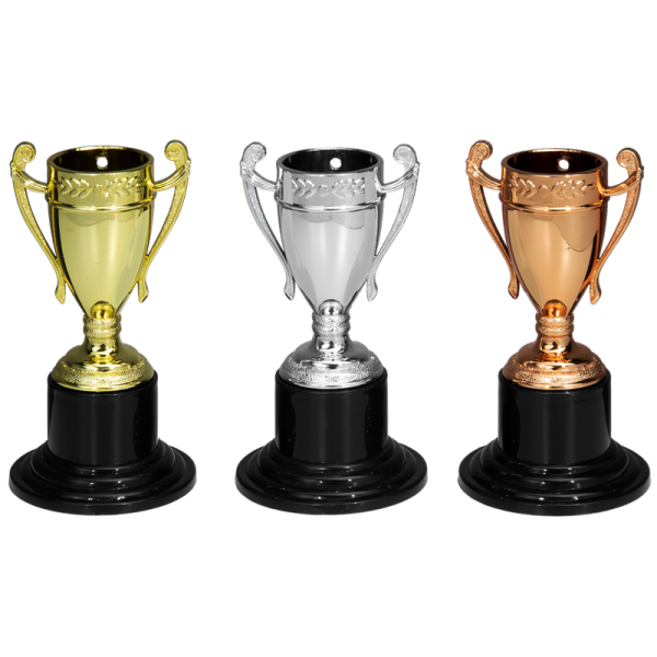 Mini-Pokal Gold Albin für Turniere und Veranstaltungsreihen