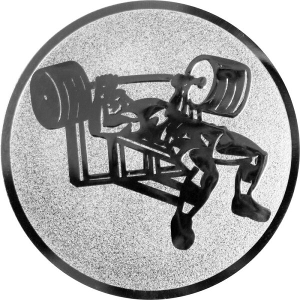 Emblem Gewichtheben .
