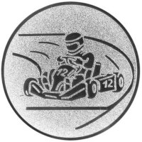 Emblem Go-Kart Ø25mm bronze