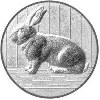 Emblem Kaninchen 3D