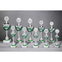 Pokal Silber-Grün Gretchen für Turniere und...