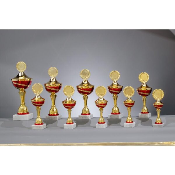 Pokal Gold-Rot Dajana für Schulwettbewerbe und Projektabschlüsse