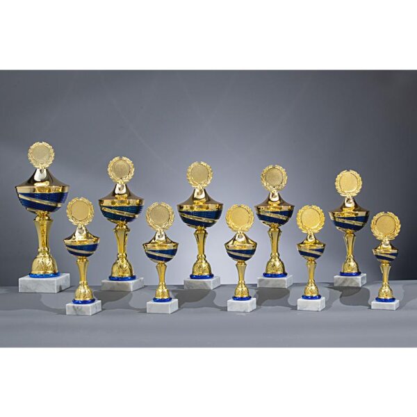Pokal Gold-Blau Swen für Team-Erfolge und gemeinsame Meilensteine
