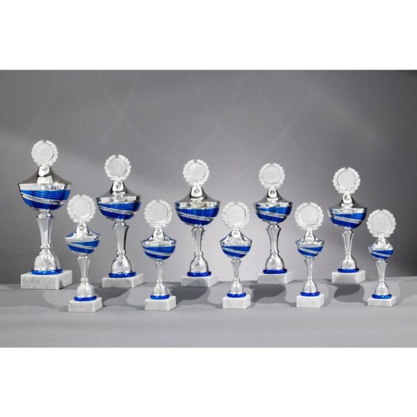 Pokal Silber-Blau Anna-Maria für Meisterschaften und Qualifikationen