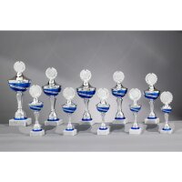 Pokal Silber-Blau Anna-Maria für Meisterschaften und...