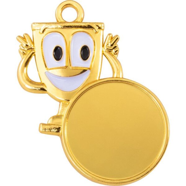 Zamak-Medaille 43x43mm