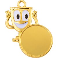 Zamak-Medaille 43x43mm