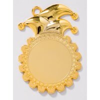 Medaille Karneval 107x75mm gold