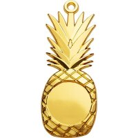 Zamak-Medaille 34x80mm gold