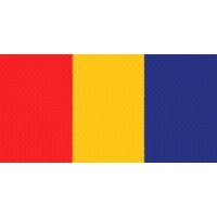 Halsband rot-gelb-blau