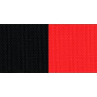 Halsband schwarz-rot