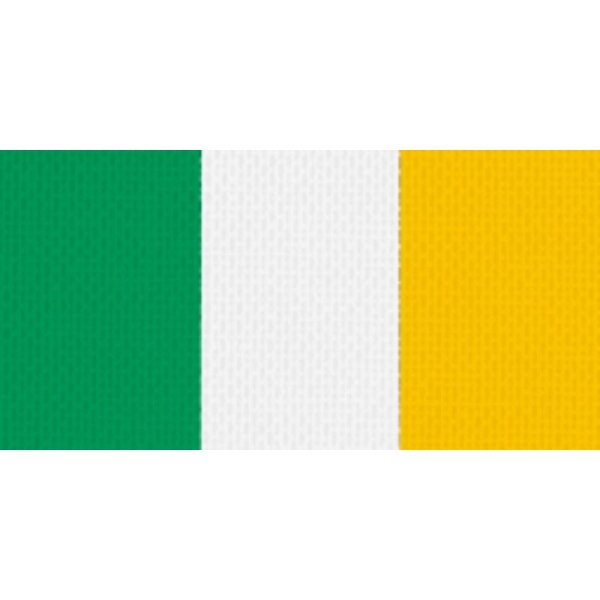 Halsband grün-weiß-gelb