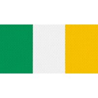 Halsband grün-weiß-gelb