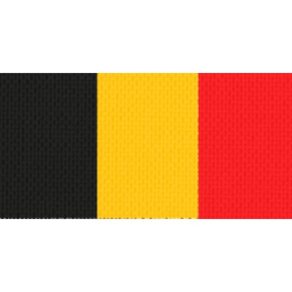 Halsband schwarz-gold-rot