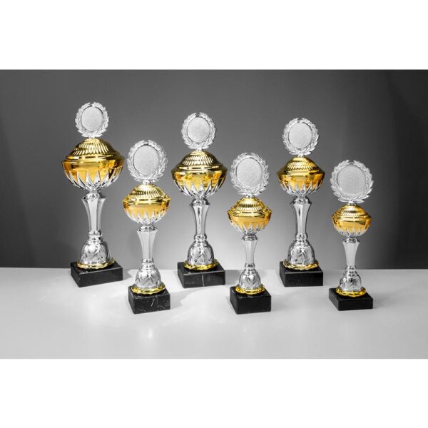 Pokal silber-Gold Hans-Jürgen für Firmenfeiern, Mitarbeiter-Awards und Erfolge