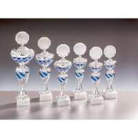 Pokal Silber-Blau Hanife für Sponsoren-Events und...