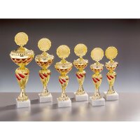 Pokal Gold-Rot Angelique für Abschlussfeiern,...