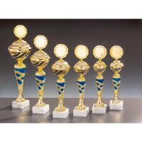 Pokal Gold-Blau Burkhard für Leistung, Engagement...